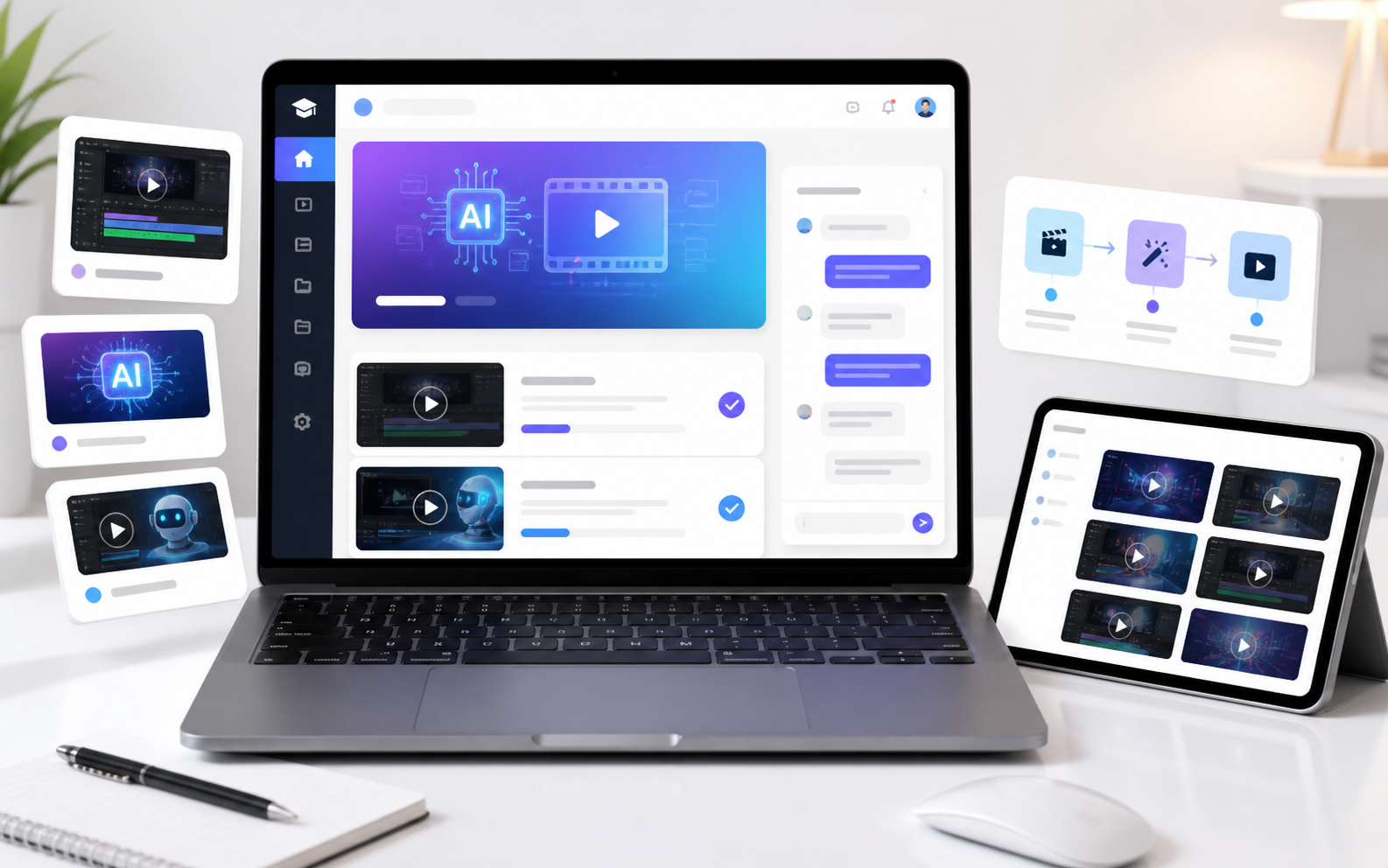 Mockup khóa học AUTO EDIT VIDEO